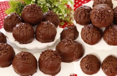 Receita Fácil De Bombom Brigadeiro Crocante Para Vender Ou Presentear....