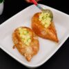 Filé De Frango Recheado Com Queijo Derretido