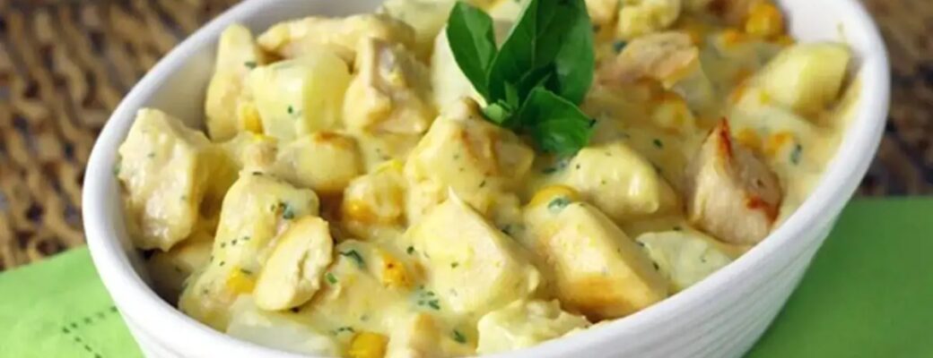 Filé De Frango Ao Creme De Milho Verde