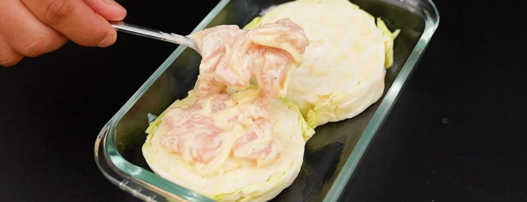 Frango Cremoso Com Repolho Assado Delicioso é Uma Receita Fácil E Irresistível Que Vai Conquistar...