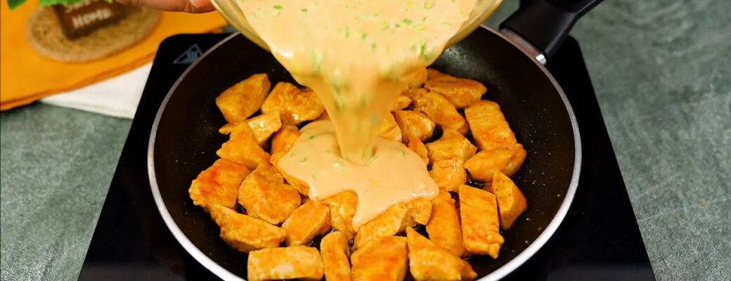 Frango Ao Molho Cremoso Com Requeijão E Ovo é Uma Receita Deliciosa E Rápida Para...