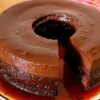 Bolo Pudim De Chocolate Cremoso Com Duas Camadas Irresistíveis....