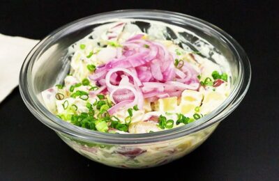 Salada De Batata Doce Com Molho Cremoso Caseiro