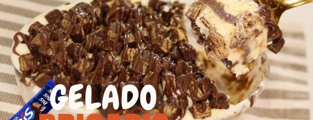 Sobremesa Gelada De Bis Com Sorvete E Brigadeiro