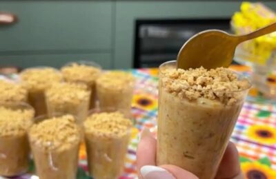 Sobremesa De Paçoca Sem Fogão