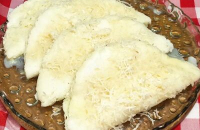Tapioca Molinha, úmida E Doce Com Coco E Leite Condensado....