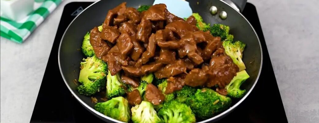 Tiras De Carne Com Brócolis Suculentas Demais é Uma Receita Rápida, Saudável E Perfeita Para...