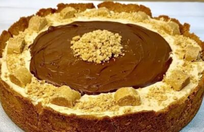 Torta Fácil Com Paçoca E Nutella, Cremosa E Perfeita Pra Festa Junina....